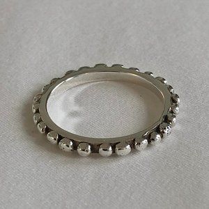 Handmade Sterling Sliver Pebble Ring